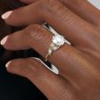 The Melissa Set With A 3 Carat Round Moissanite Sale