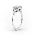 The Melissa Set With A 5 Carat Round Moissanite Supply